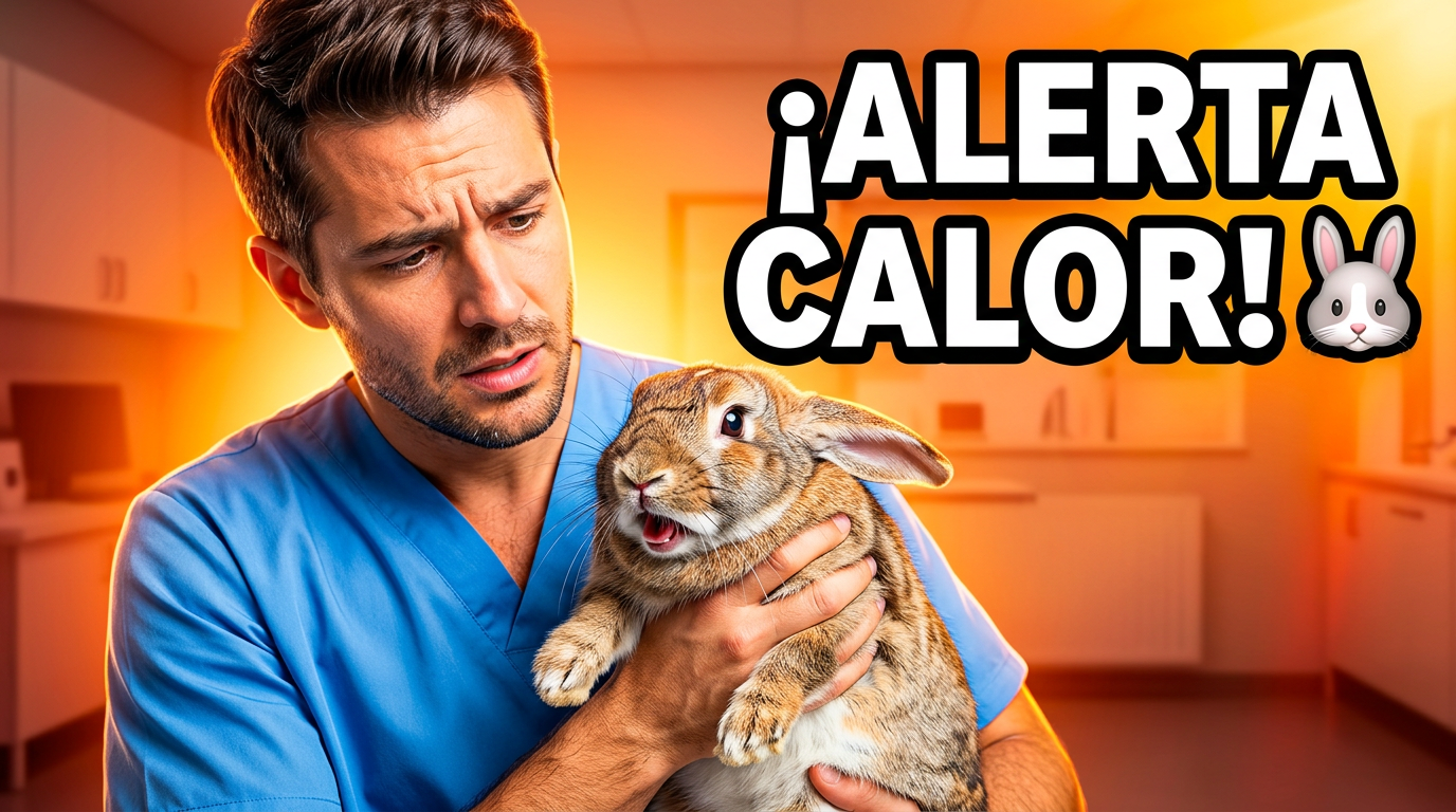 Mi conejo tiene un golpe de calor: ¿qué debo hacer inmediatamente?